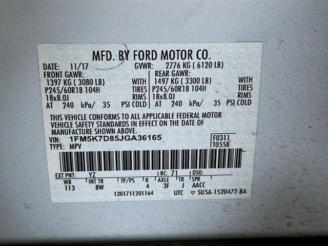 used 2018 Ford Explorer car, priced at $15,487