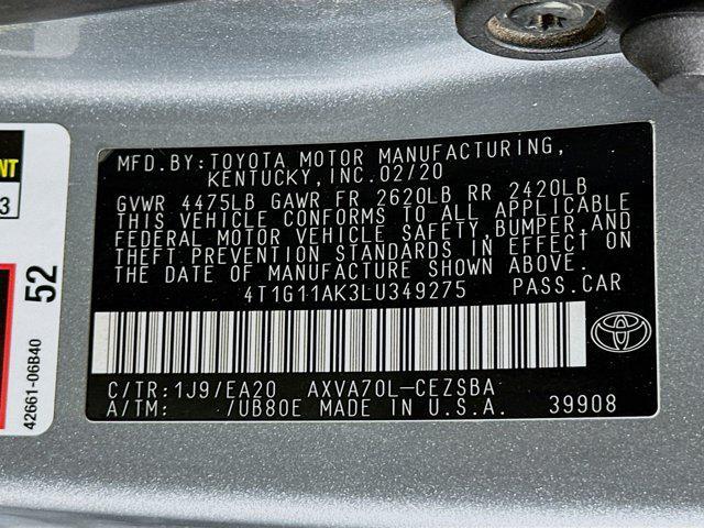 used 2020 Toyota Camry car, priced at $16,987