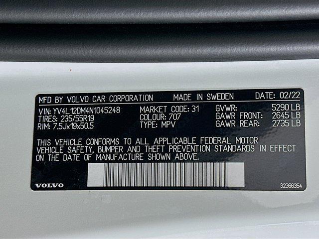 used 2022 Volvo XC60 car, priced at $30,897