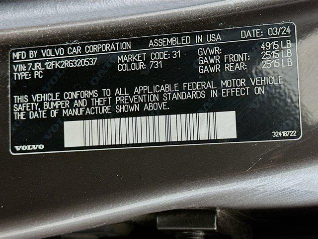 used 2024 Volvo S60 car, priced at $23,597