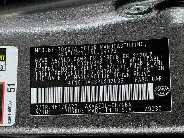 used 2023 Toyota Camry car, priced at $23,797