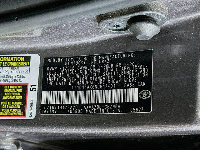 used 2022 Toyota Camry car, priced at $21,299