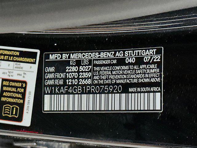 used 2023 Mercedes-Benz C-Class car, priced at $33,997