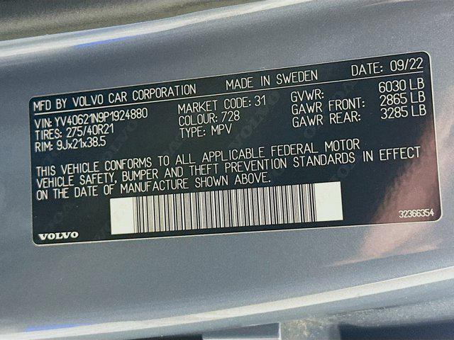 used 2023 Volvo XC90 car, priced at $39,496