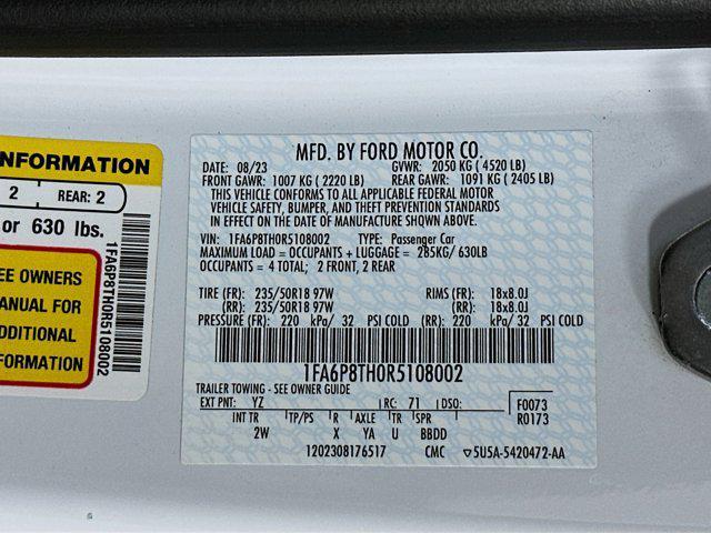 used 2024 Ford Mustang car, priced at $24,897