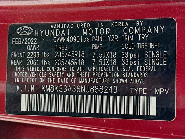 used 2022 Hyundai Kona car, priced at $20,197