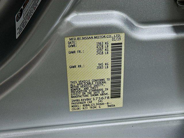 used 2019 Nissan Altima car, priced at $13,999