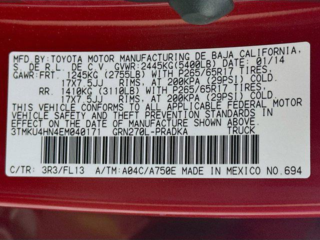 used 2014 Toyota Tacoma car, priced at $23,487