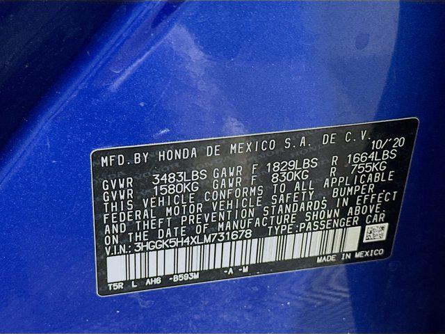 used 2020 Honda Fit car, priced at $14,197