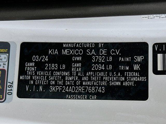 used 2024 Kia Forte car, priced at $15,697