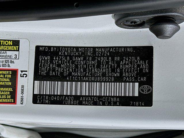 used 2024 Toyota Camry car, priced at $21,996