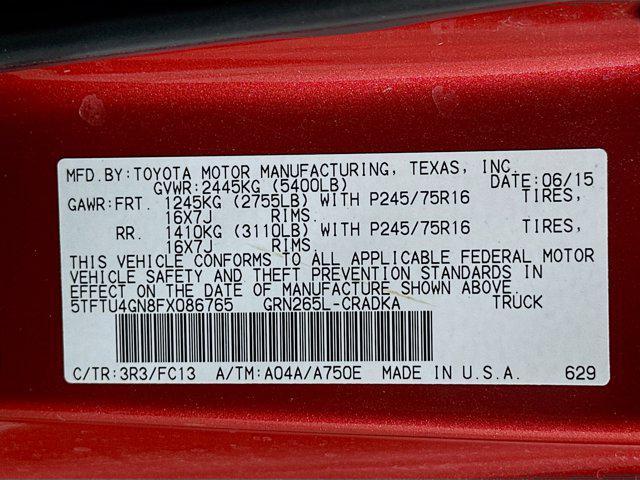 used 2015 Toyota Tacoma car, priced at $22,799