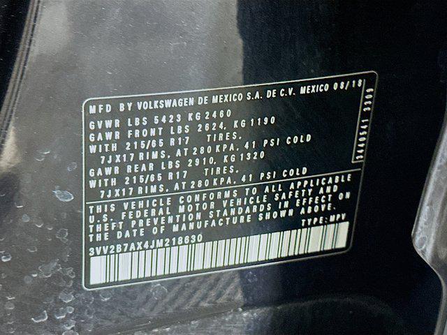 used 2018 Volkswagen Tiguan car, priced at $14,496