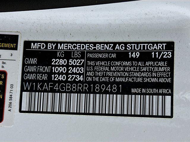 used 2024 Mercedes-Benz C-Class car, priced at $29,996