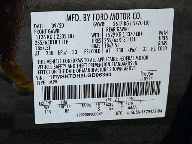 used 2020 Ford Explorer car, priced at $23,597