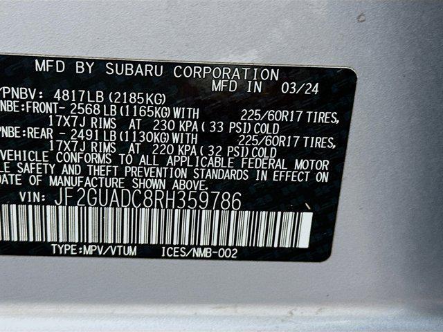 used 2024 Subaru Crosstrek car, priced at $25,597
