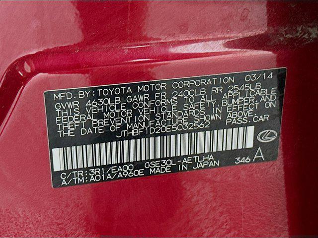 used 2014 Lexus IS 250 car, priced at $14,996