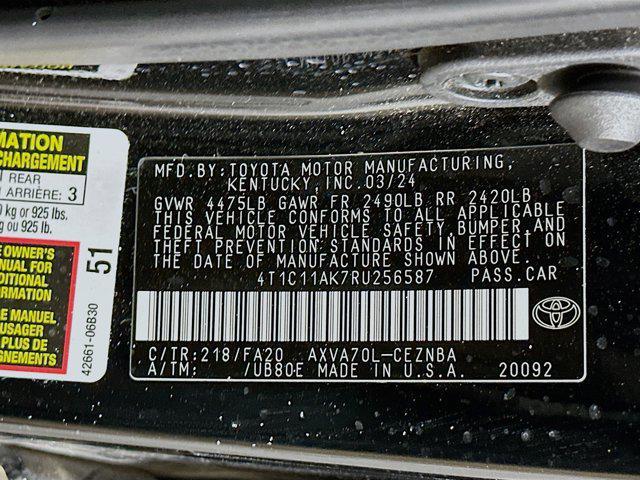 used 2024 Toyota Camry car, priced at $23,987