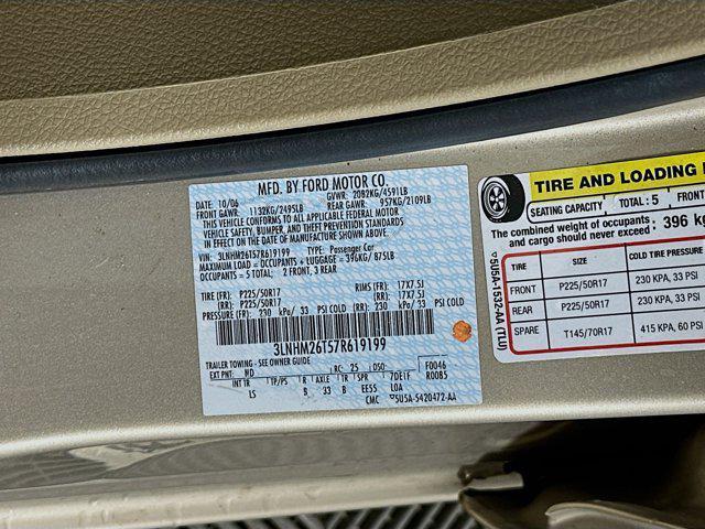 used 2007 Lincoln MKZ car, priced at $5,499