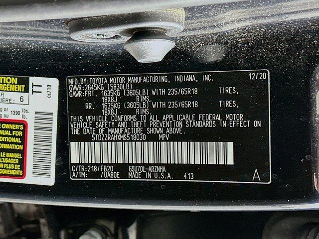 used 2021 Toyota Highlander car, priced at $26,189