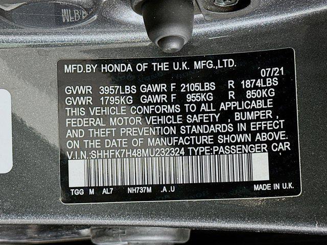 used 2021 Honda Civic car, priced at $23,597