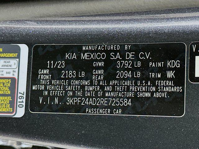 used 2024 Kia Forte car, priced at $16,897