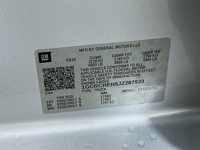 used 2018 Chevrolet Silverado 1500 car, priced at $20,997