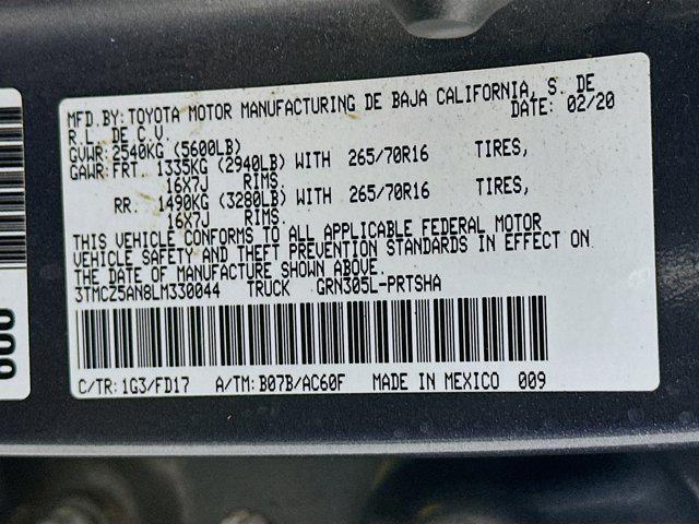 used 2020 Toyota Tacoma car, priced at $34,997
