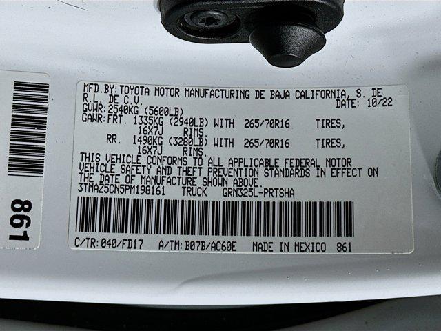 used 2023 Toyota Tacoma car, priced at $28,987