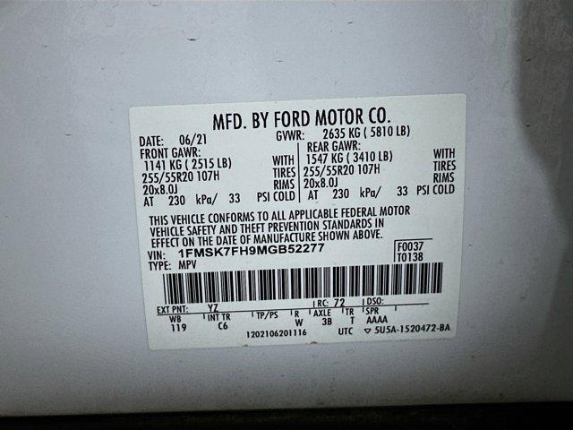 used 2021 Ford Explorer car, priced at $23,797