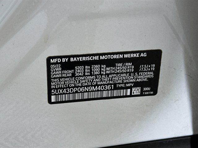 used 2022 BMW X3 car, priced at $26,987