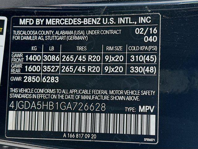 used 2016 Mercedes-Benz GLE-Class car, priced at $10,699