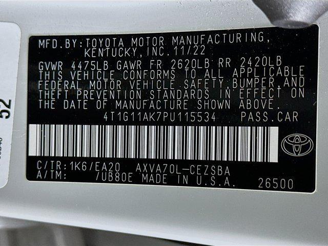 used 2023 Toyota Camry car, priced at $21,697