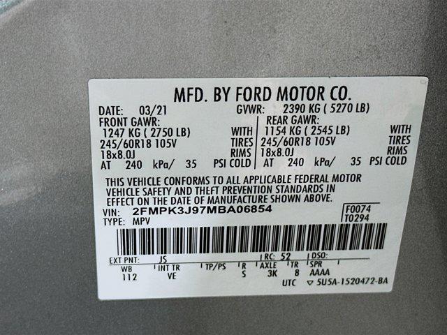 used 2021 Ford Edge car, priced at $18,997