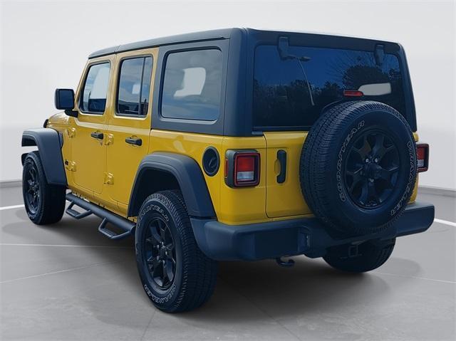 used 2021 Jeep Wrangler Unlimited car, priced at $25,988