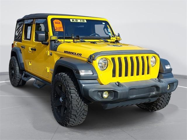 used 2018 Jeep Wrangler Unlimited car, priced at $21,570