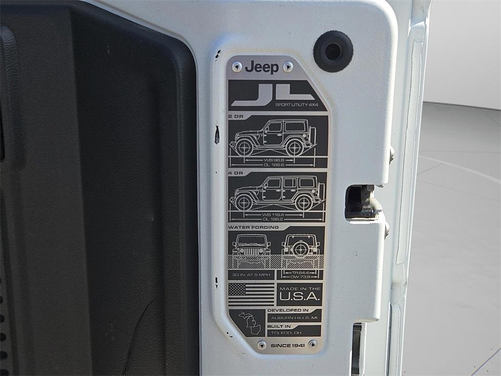 used 2021 Jeep Wrangler car, priced at $26,925