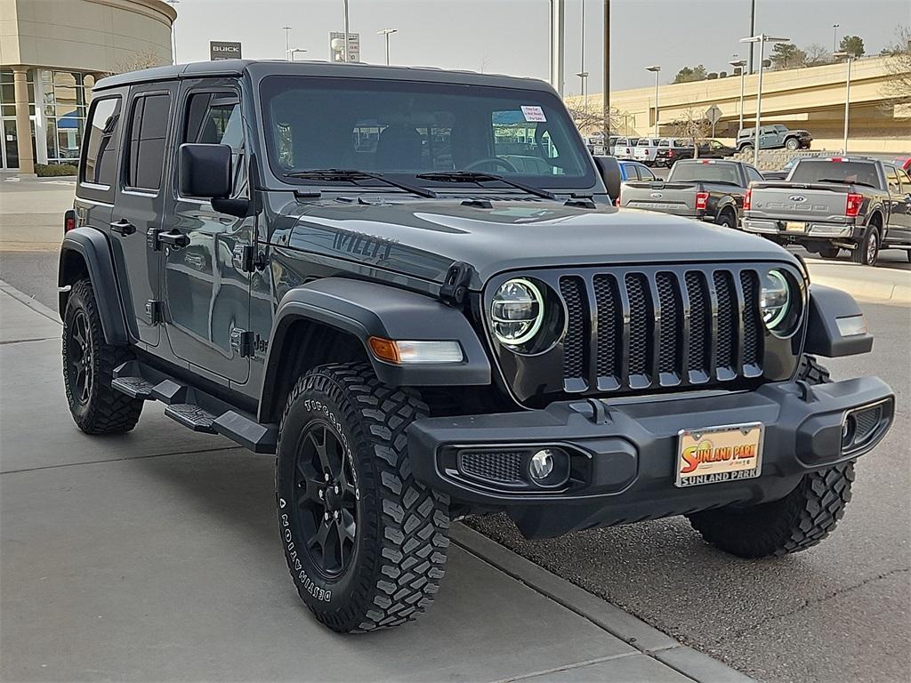 used 2020 Jeep Wrangler Unlimited car, priced at $32,999