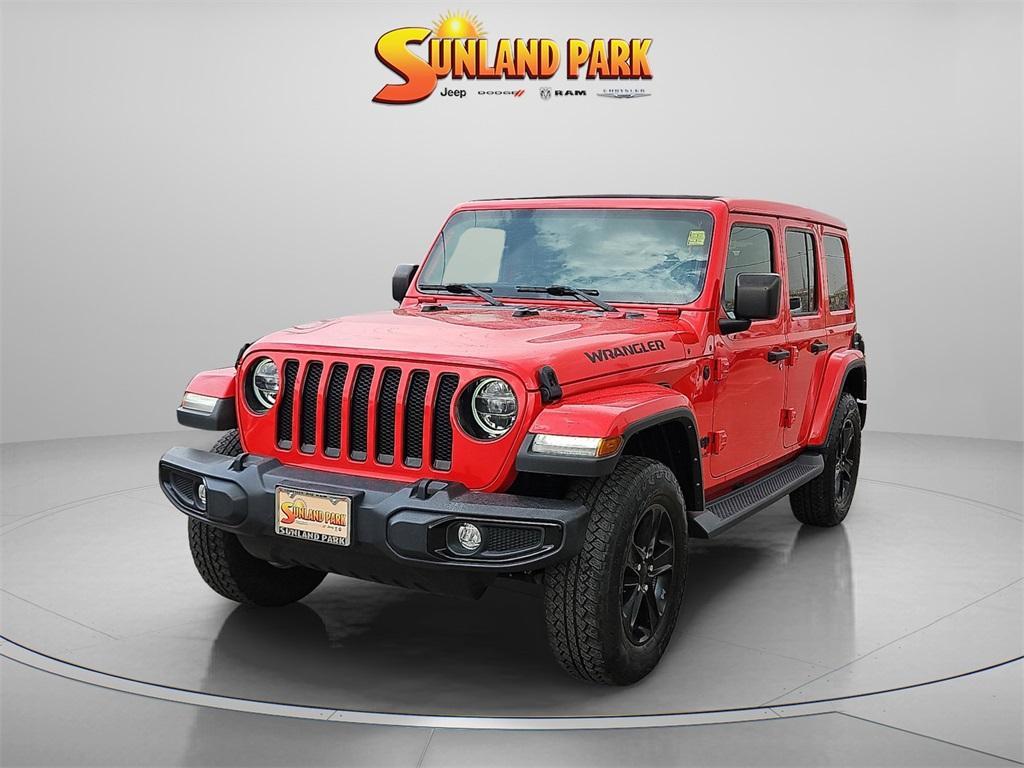 used 2021 Jeep Wrangler Unlimited car, priced at $44,103