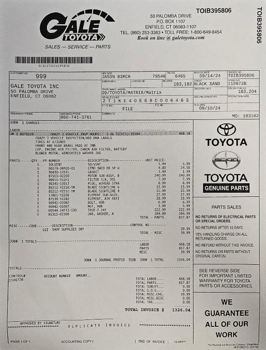 used 2009 Toyota Matrix car, priced at $4,983