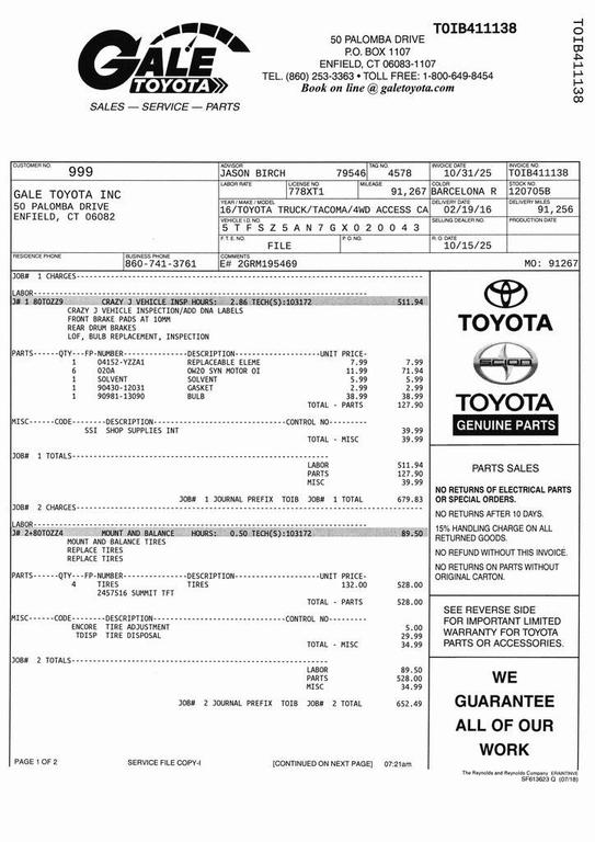 used 2016 Toyota Tacoma car, priced at $24,383