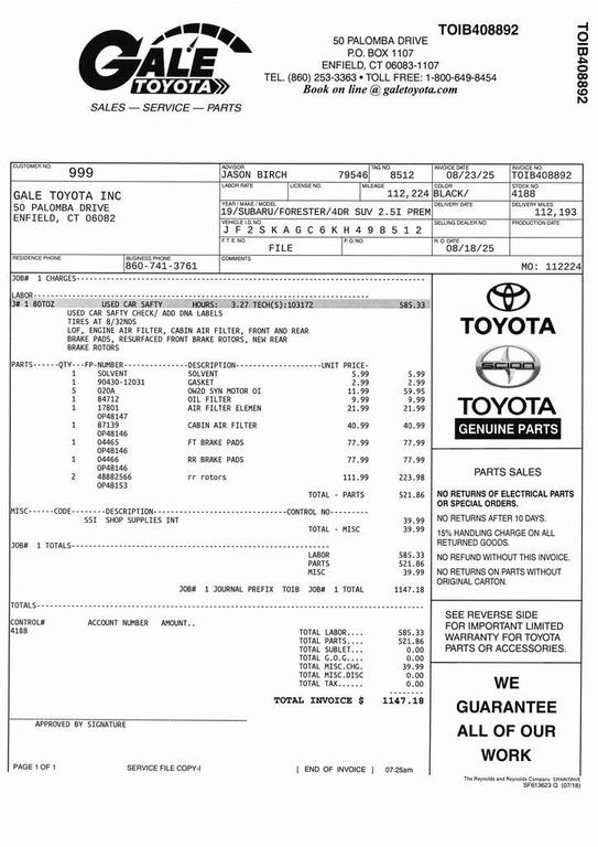 used 2019 Subaru Forester car, priced at $17,998