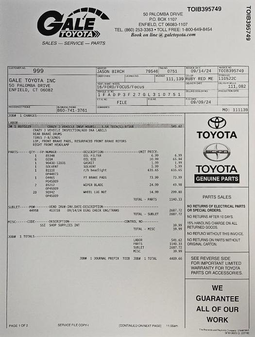 used 2016 Ford Focus car, priced at $8,683