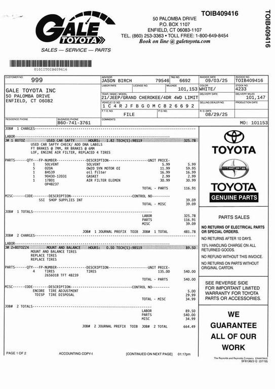 used 2021 Jeep Grand Cherokee car, priced at $21,983
