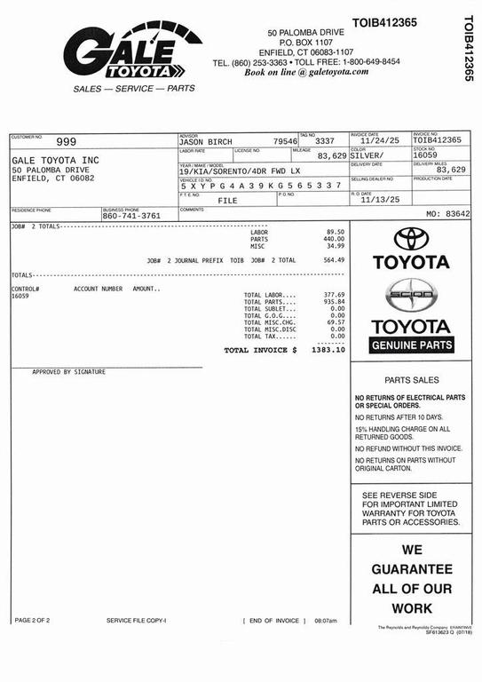 used 2019 Kia Sorento car, priced at $14,925