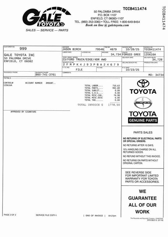 used 2023 Ford Edge car, priced at $24,450
