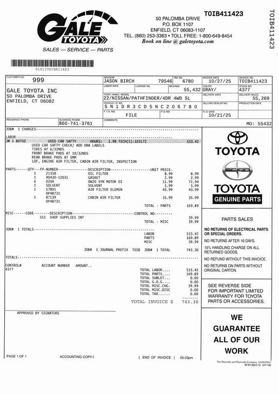 used 2022 Nissan Pathfinder car, priced at $28,583