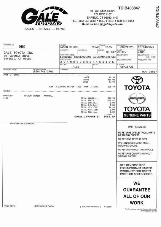 used 2014 Dodge Grand Caravan car, priced at $11,999