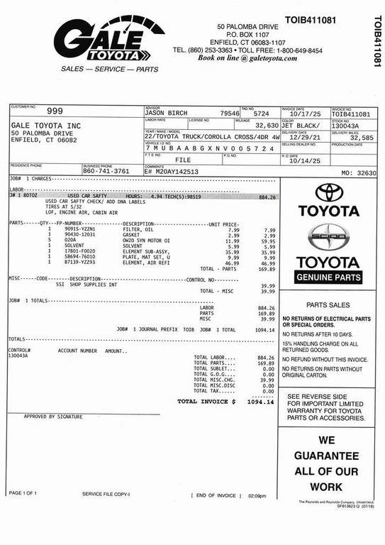 used 2022 Toyota Corolla Cross car, priced at $24,577