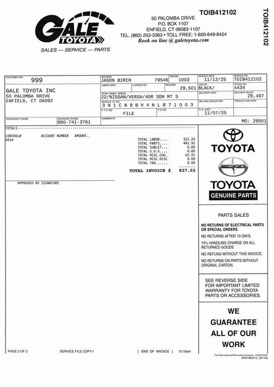 used 2022 Nissan Versa car, priced at $14,925